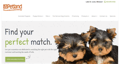 Desktop Screenshot of petlandstl.com